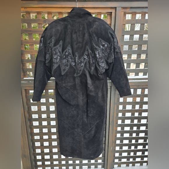 Vintage Rumors & Gossyp Suede Maxi Jacket - Picture 14 of 16